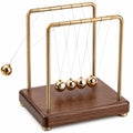 Newtons Pendel Schreibtischdekoration Gold Braun
