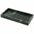 Rechteckiges Tablett Dunkelgrün 30x15 cm